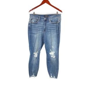 Judy Blue Skinny Fit Distressed Stretch Jeans JB82150MD